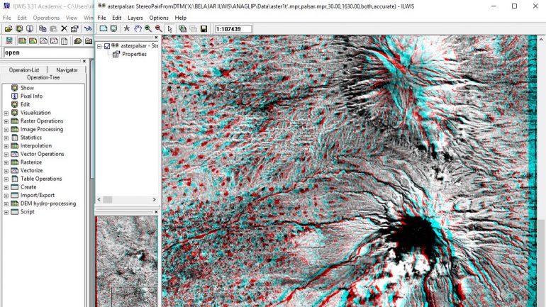 Cara Membuat Visualisasi Anaglip dengan Ilwis