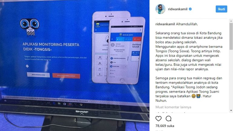 Lacak Posisi_Tongsis Bandung_Ridwan Kamil_1