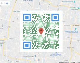 QR Code Google Maps Koordinat Lokasi Absolut