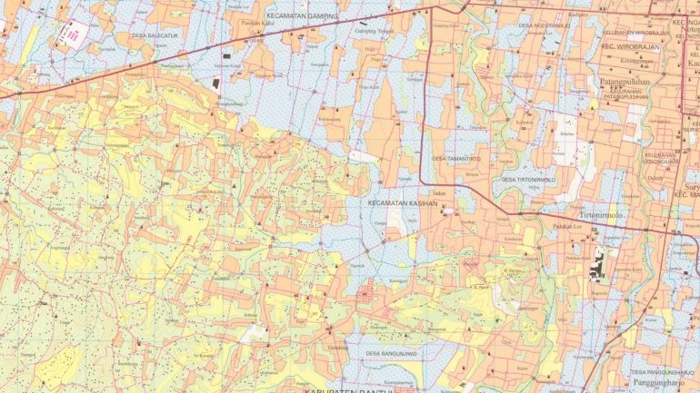 Peta Rupabumi Indonesia (RBI) - Peta Dasar - Data Spasial BIG