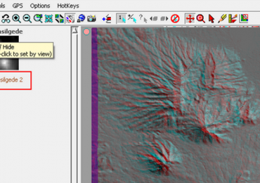 Relief Permukaan Bumi Secara 3D Anaglyph TNTmips - 3 D Anaglyph Imagery