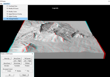 Tutorial Visualisasi 3 Dimensi Relief Permukaan Bumi Anaglyph - Tampilan Anaglip