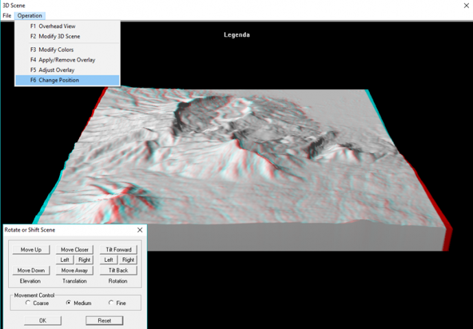 Tutorial Visualisasi 3 Dimensi Relief Permukaan Bumi Anaglyph - Tampilan Anaglip