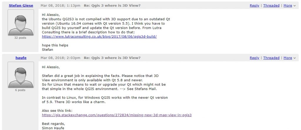 Solusi 3D Map View Fitur Baru di QGIS 3 Install Ubuntu 16.04