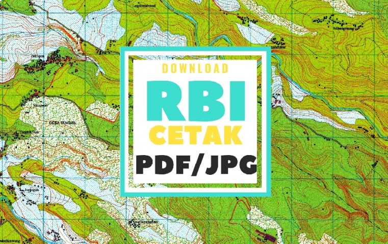 Tutorial Download Peta Rupabumi Indonesia Cetak Format pdf dan jpg