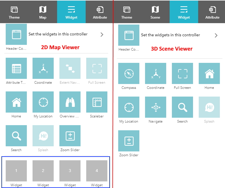 Perbedaan Widget Map Viewer dan 3D Scene Arcgis Online Organisasi