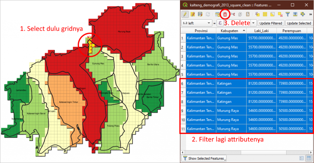 Tutorial Membuat Lego Maps Peta Lego - Urutan Simbol Atas Bawah - Cleaning Data