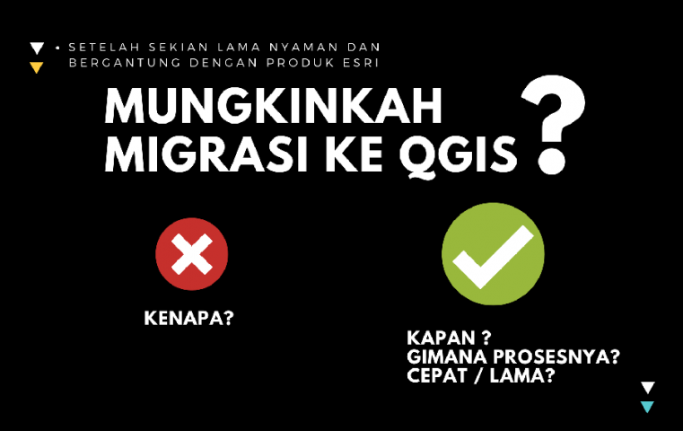 Mungkinkah Migrasi ArcGIS ArcMap ke QGIS Setelah Nyaman dan Tergantung ESRI